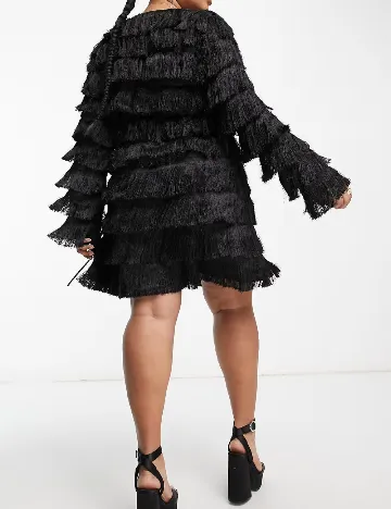 Rochie scurta ASOS Curve, negru