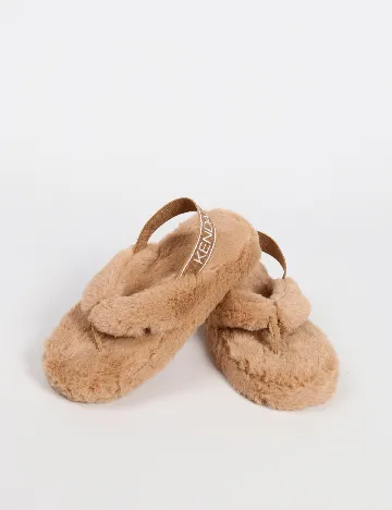 Papuci de Casa Kendall&Kylie, crem