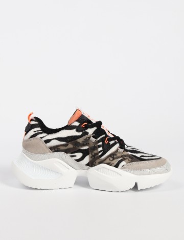 Adidasi SuperTrash, mix culori