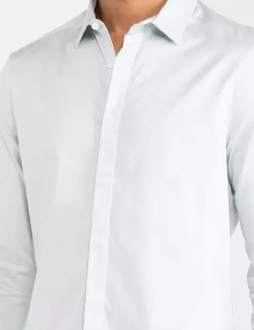 Camasa ASOS, bleu Albastru