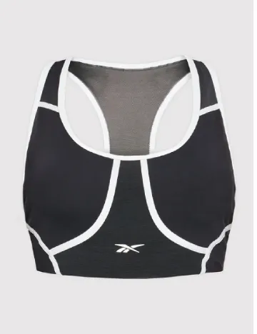 Bustiera sport Reebok, negru Negru