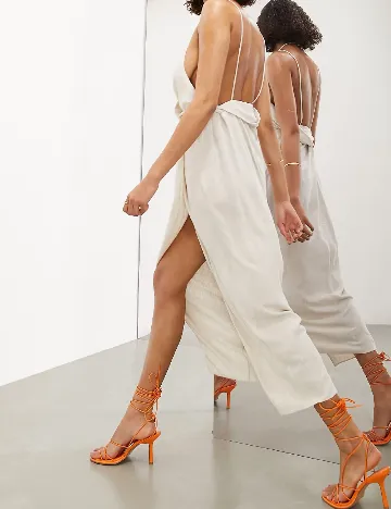 Rochie lunga ASOS, bej