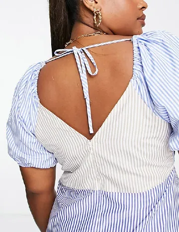 Rochie lunga ASOS Curve, albastru