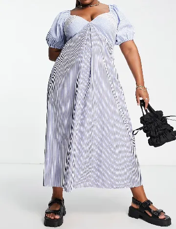 Rochie lunga ASOS Curve, albastru