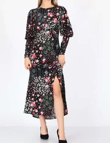 Rochie medie Miss Selfridge, negru
