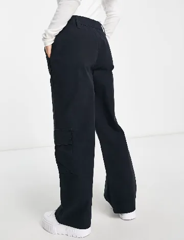 Pantaloni ASOS, bleumarin inchis