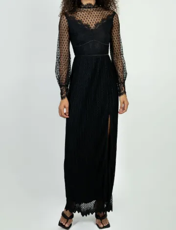 Rochie lunga TFNC London, negru Negru