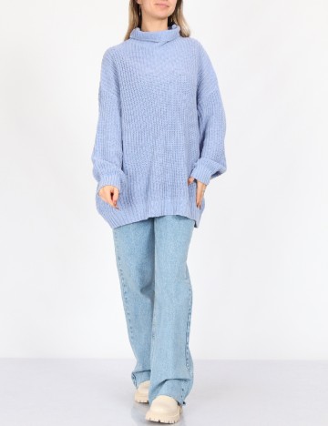 Pulover Oversize American Eagle, albastru