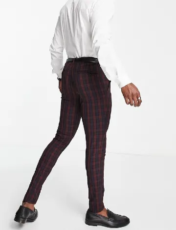 Pantaloni ASOS, visiniu