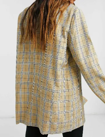 Sacou Urban Threads Plus Size, kaki