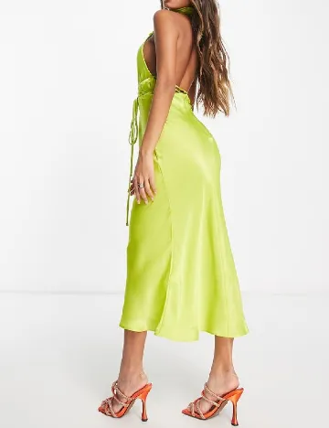 Rochie medie ASOS, verde
