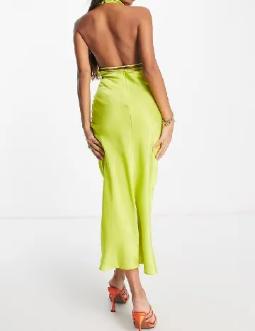 Rochie medie ASOS, verde