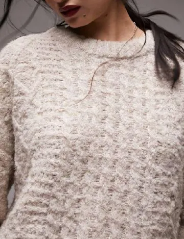 Pulover Top Shop, crem