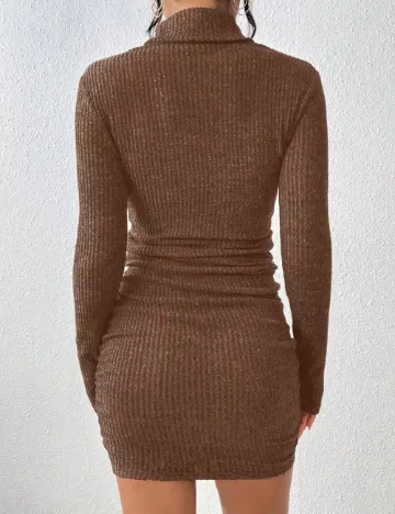Rochie scurta SHEIN, maro