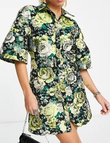 Rochie scurta ASOS, floral print Floral print