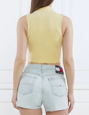 Top Tommy Jeans, galben