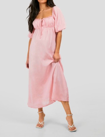 Rochie medie Boohoo maternity, roz
