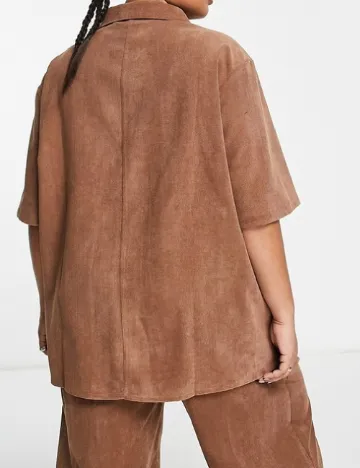 Camasa ASOS Curve, maro