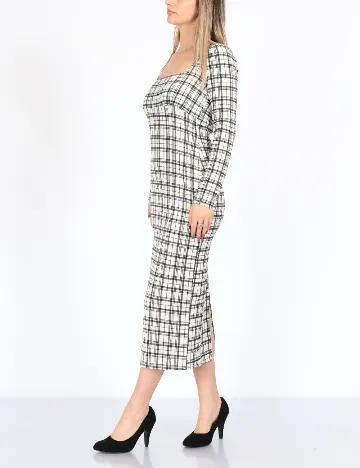 Rochie medie ASOS, alb
