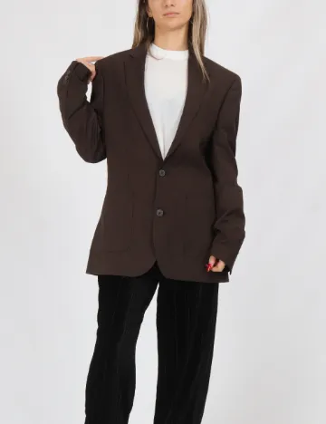 Sacou ASOS, maro inchis