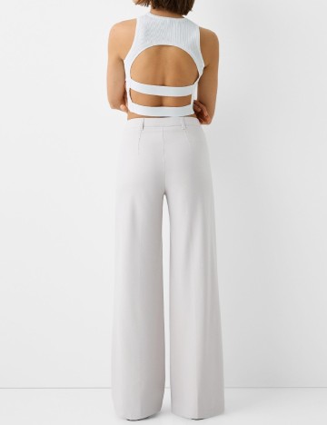 Pantaloni Bershka, gri