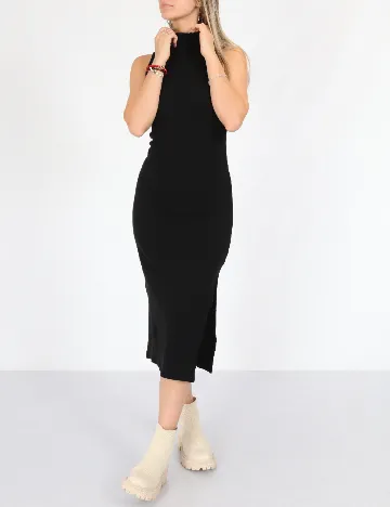 Rochie medie Stradivarius, negru Negru