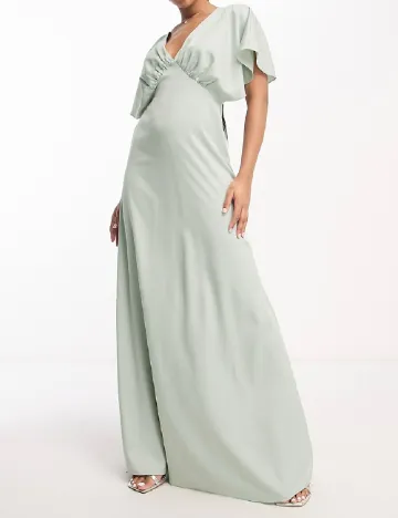 Rochie lunga Maya Deluxe, verde