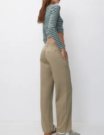 Pantaloni Pull&Bear, kaki