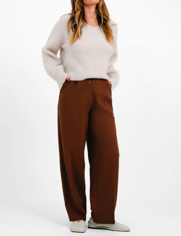 Pantaloni Top Shop, maro