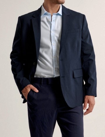 Sacou Abercrombie&Fitch, bleumarin inchis