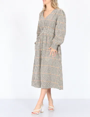 Rochie medie Object, mix culori Mix culori