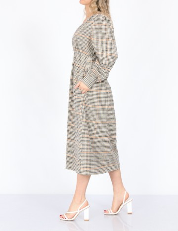 Rochie medie Object, mix culori