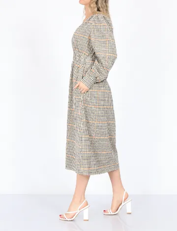 Rochie medie Object, mix culori Mix culori