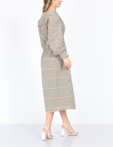 Rochie medie Object, mix culori