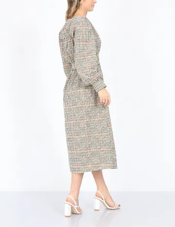 Rochie medie Object, mix culori Mix culori