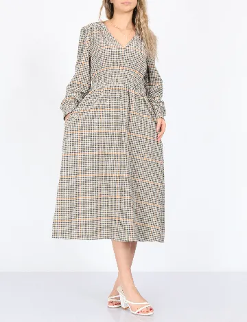 Rochie medie Object, mix culori Mix culori