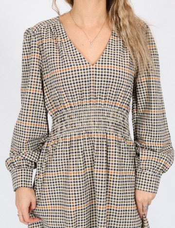 Rochie medie Object, mix culori
