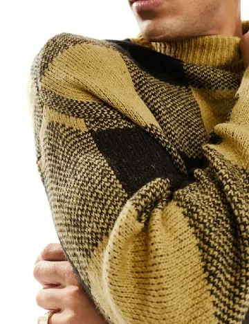 Pulover ASOS, verde/negru