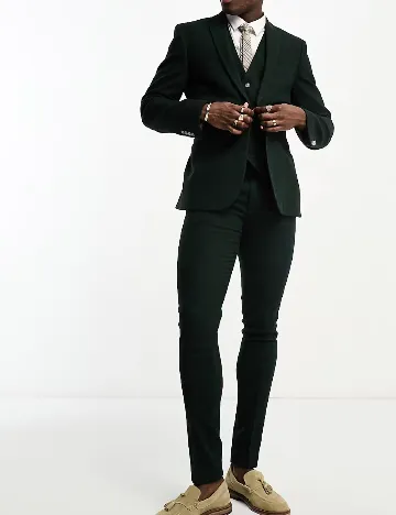 Pantaloni ASOS, verde inchis