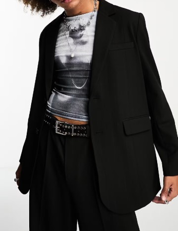 Sacou COLLUSION, negru