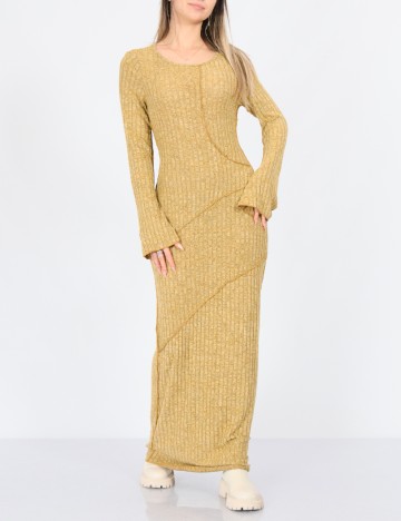 Rochie lunga SHEIN, mustar