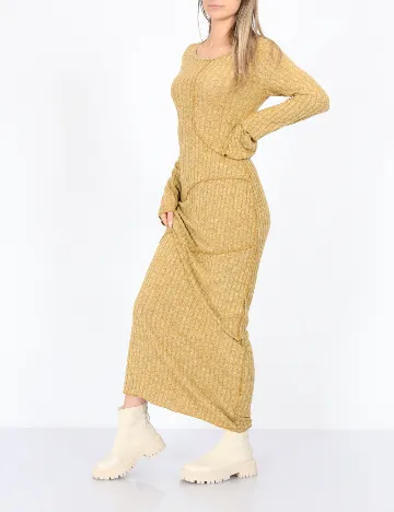 Rochie lunga SHEIN, mustar
