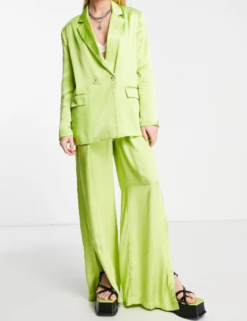 Pantaloni Bershka, verde