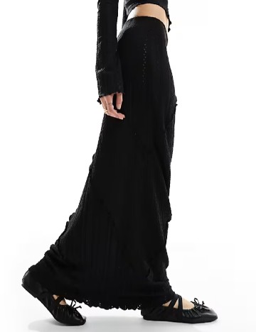 Fusta Miss Selfridge, negru