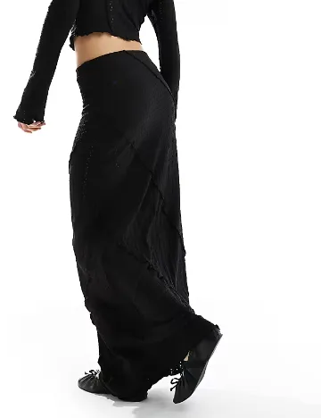 Fusta Miss Selfridge, negru Negru