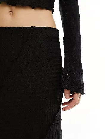 Fusta Miss Selfridge, negru Negru