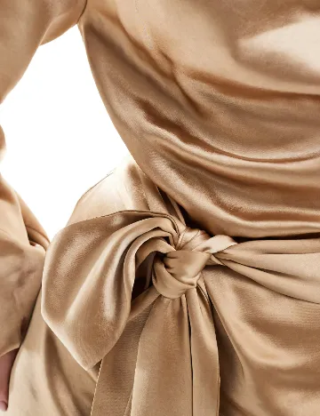 Rochie scurta Pretty Lavish, maro