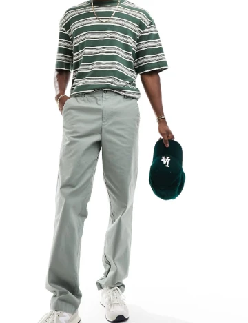 Pantaloni ASOS, verde Verde