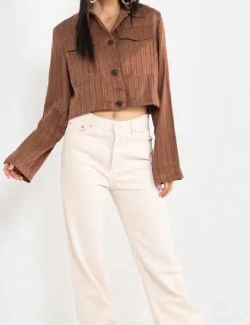 Camasa Top Shop, maro
