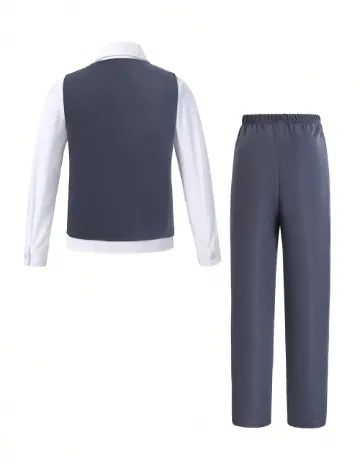 Costum Shein Kids, gri